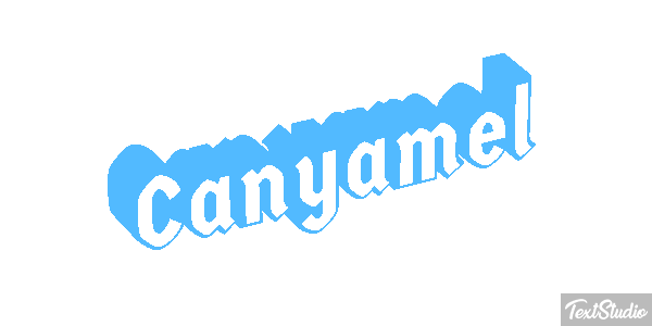 Canyamel Text effect