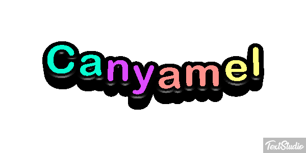 Canyamel Text effect