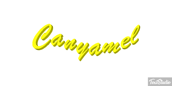 Canyamel Text effect