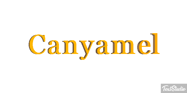 Canyamel Text effect