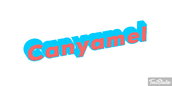 Canyamel Text effect