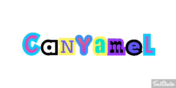 Canyamel Text effect
