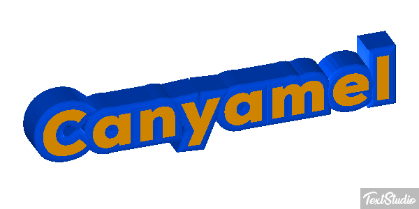 Canyamel Text effect