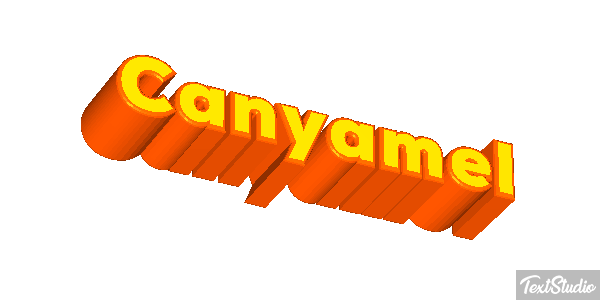 Canyamel Text effect