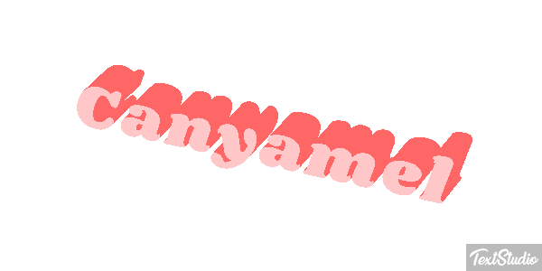 Canyamel Text effect