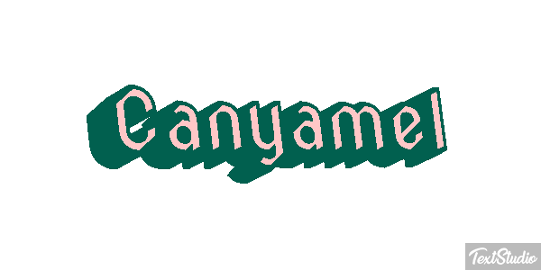 Canyamel Text effect