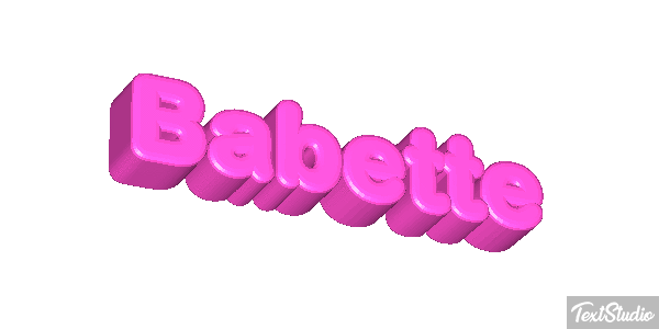 Babette Effet de texte