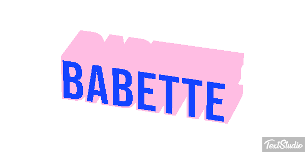 Babette Effet de texte