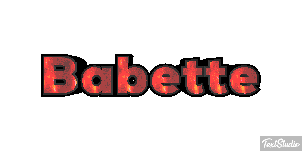 Babette Effet de texte