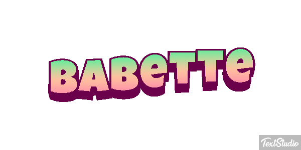 Babette Effet de texte