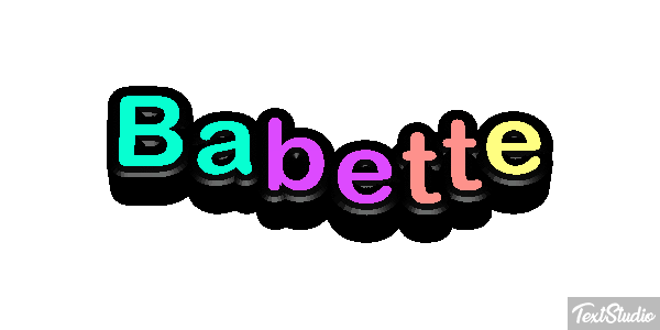 Babette Effet de texte