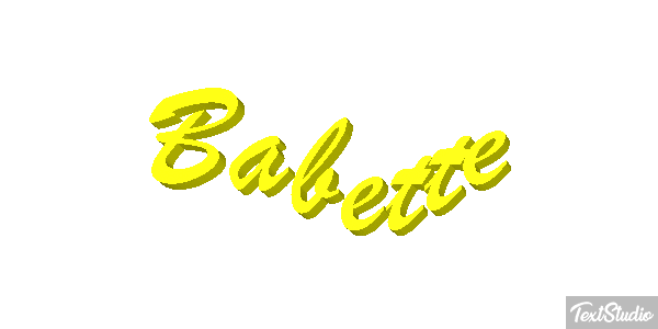 Babette Effet de texte