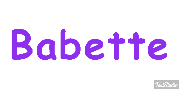 Babette Effet de texte