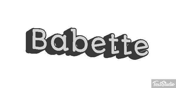 Babette Effet de texte