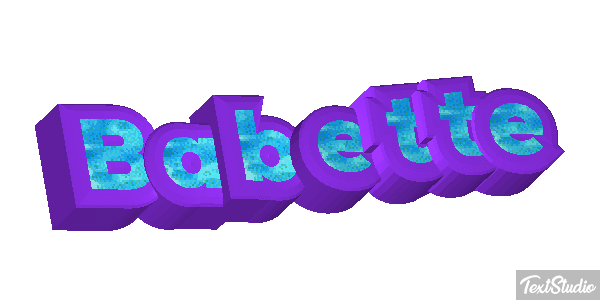 Babette Effet de texte
