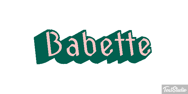 Babette Effet de texte