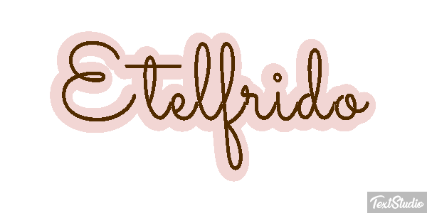 Etelfrido Текстовый эффект