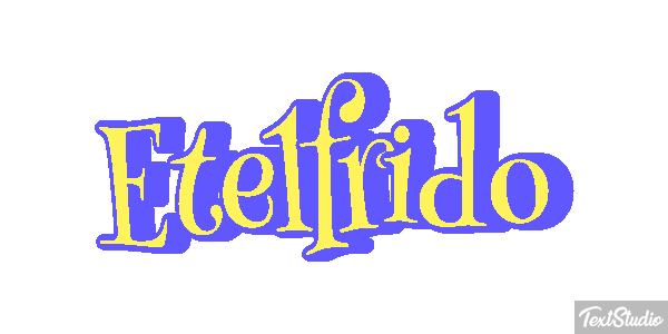 Etelfrido Текстовый эффект