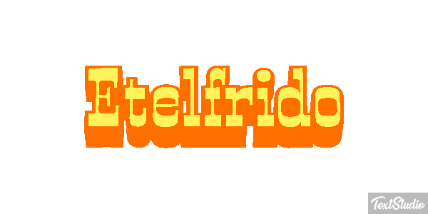 Etelfrido Текстовый эффект
