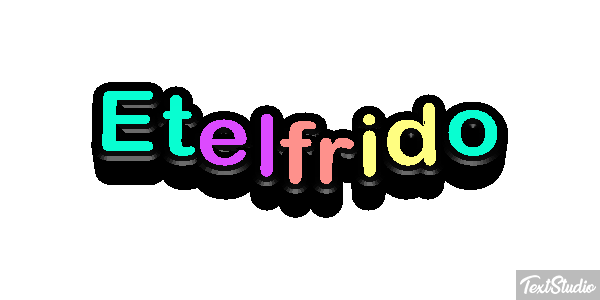Etelfrido Текстовый эффект