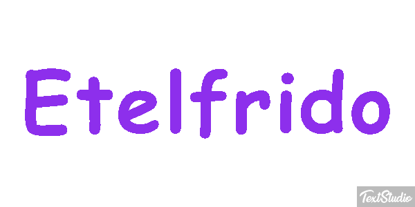 Etelfrido Текстовый эффект