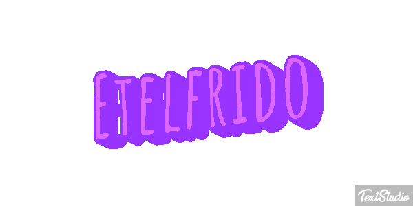 Etelfrido Текстовый эффект