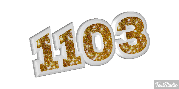 1103 Tekst effect