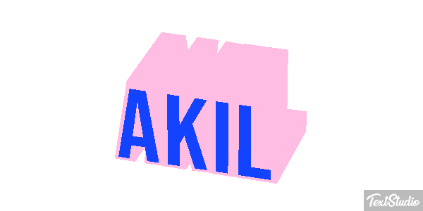 Akil Text effect