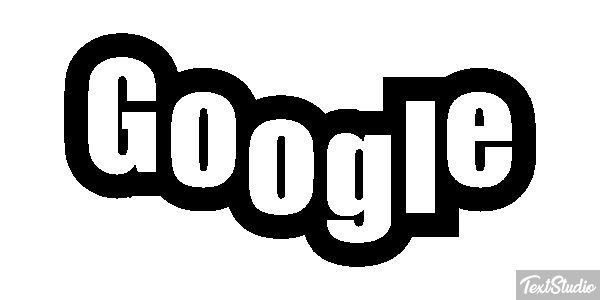 Google Text effect