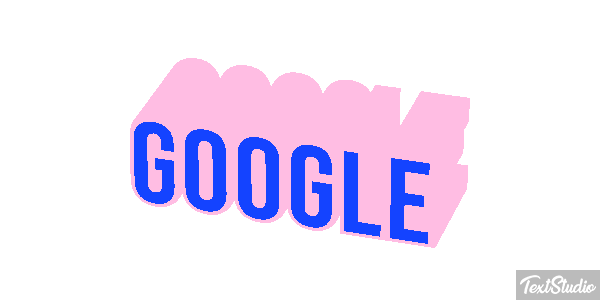 Google Text effect