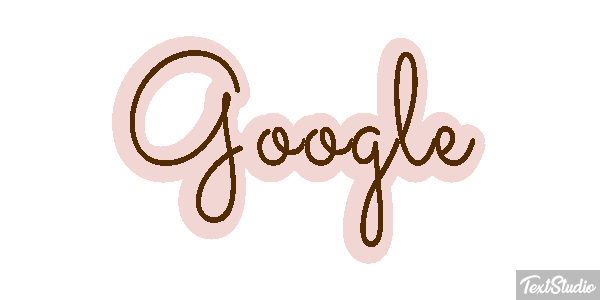 Google Text effect