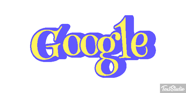 Google Text effect