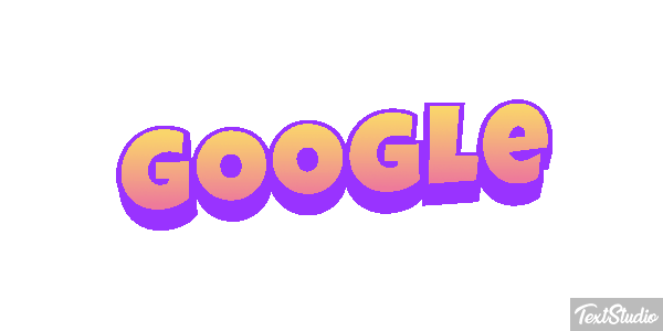 Google Text effect
