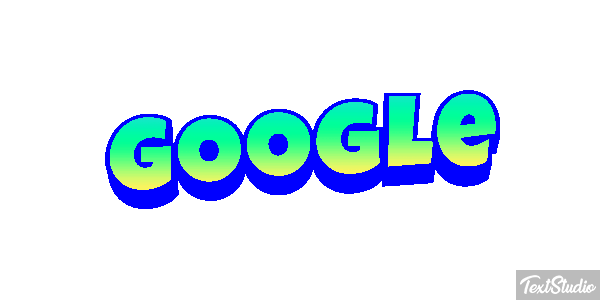Google Text effect