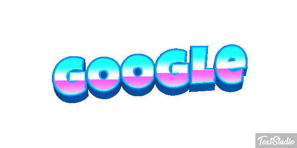 Google Text effect