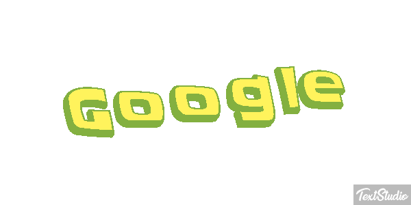 Google Text effect