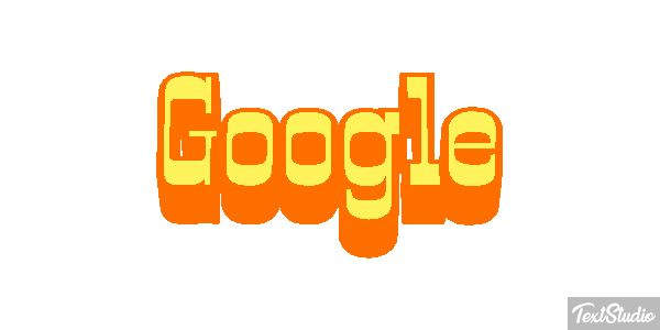 Google Text effect