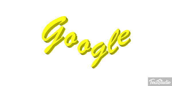 Google Text effect