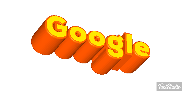 Google Text effect