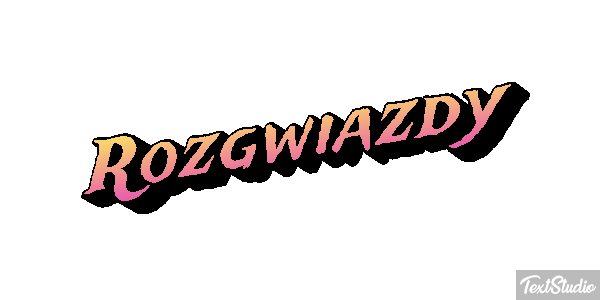 Rozgwiazdy Efekt tekstowy
