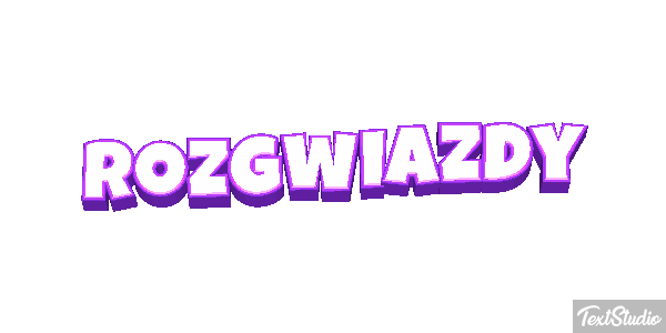 Rozgwiazdy Efekt tekstowy