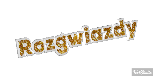 Rozgwiazdy Efekt tekstowy