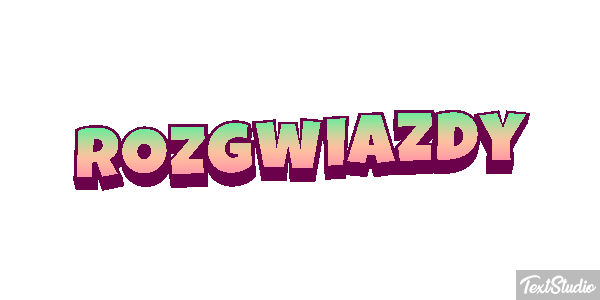 Rozgwiazdy Efekt tekstowy