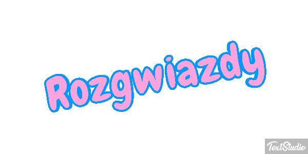 Rozgwiazdy Efekt tekstowy