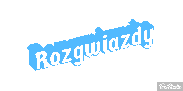 Rozgwiazdy Efekt tekstowy