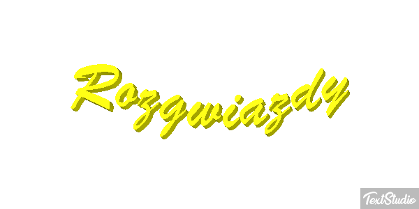 Rozgwiazdy Efekt tekstowy