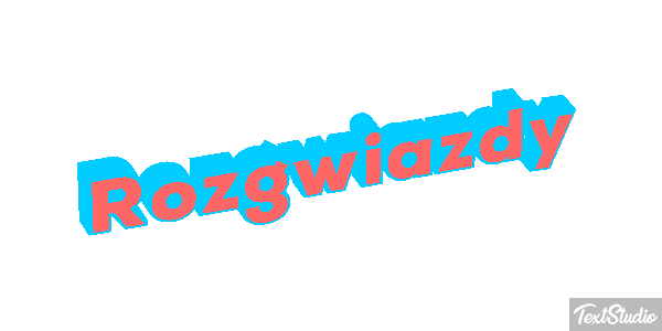 Rozgwiazdy Efekt tekstowy