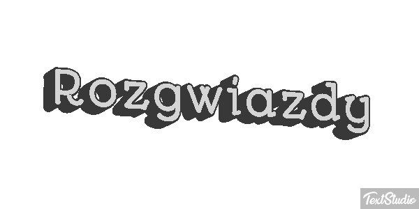 Rozgwiazdy Efekt tekstowy