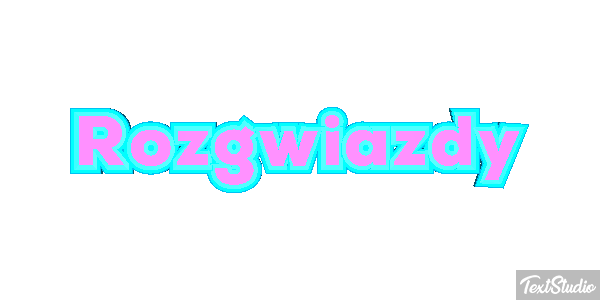 Rozgwiazdy Efekt tekstowy