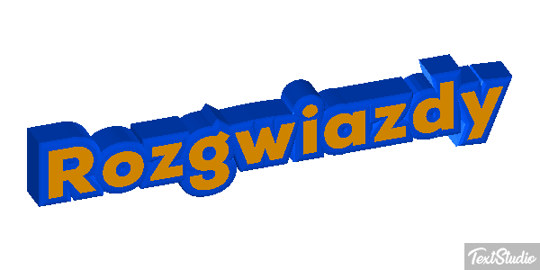 Rozgwiazdy Efekt tekstowy